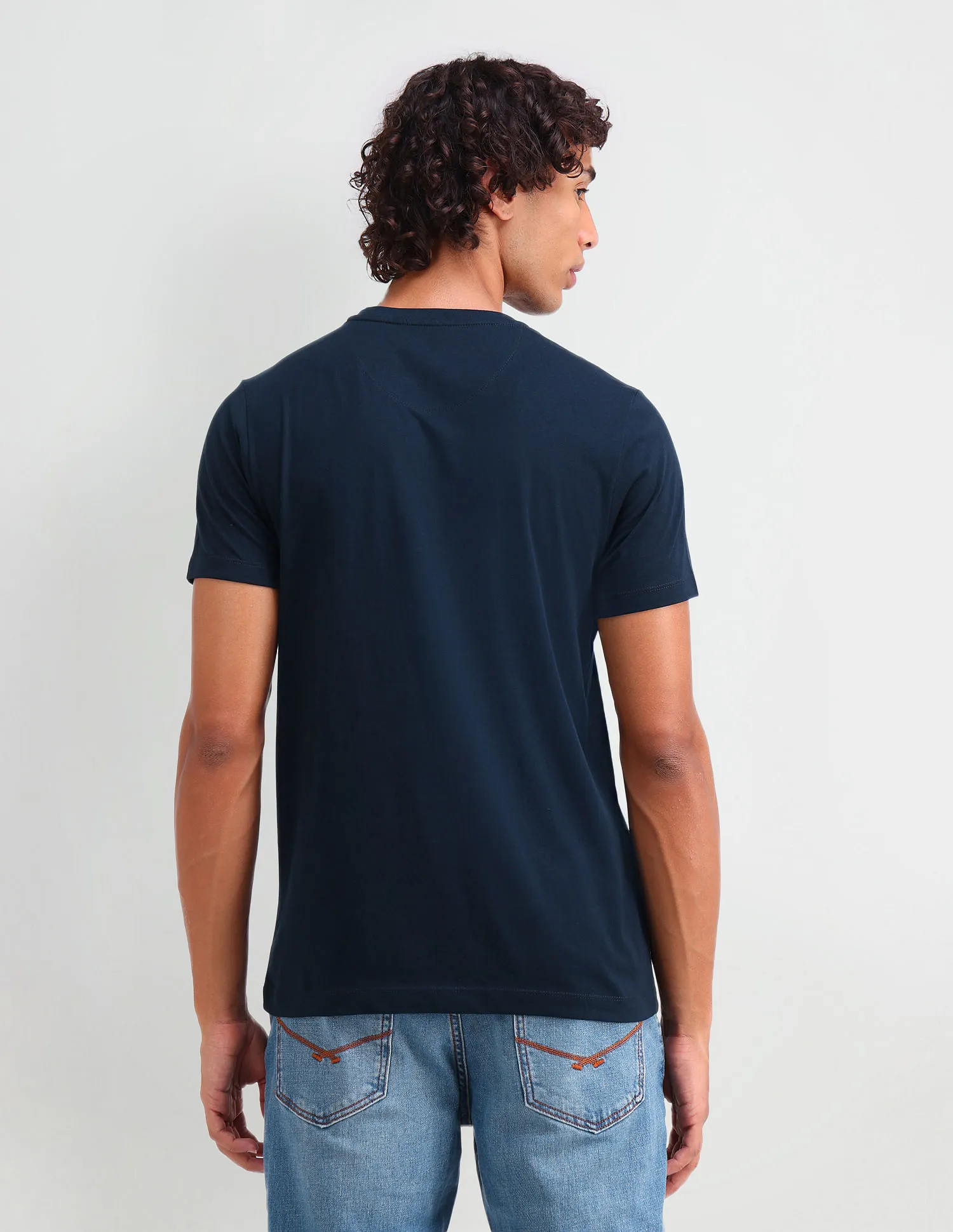 U.S. Polo Assn. Denim Co. Graphic Printed Muscle Fit T-Shirt