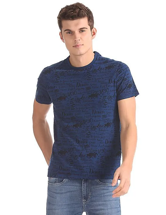 U.S. Polo Assn. Denim Co. Muscle Fit Printed T-Shirt