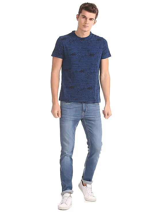 U.S. Polo Assn. Denim Co. Muscle Fit Printed T-Shirt