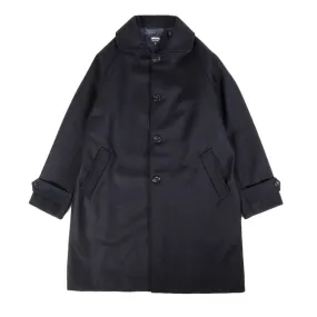 Utile Coat - Wool Melton - Navy