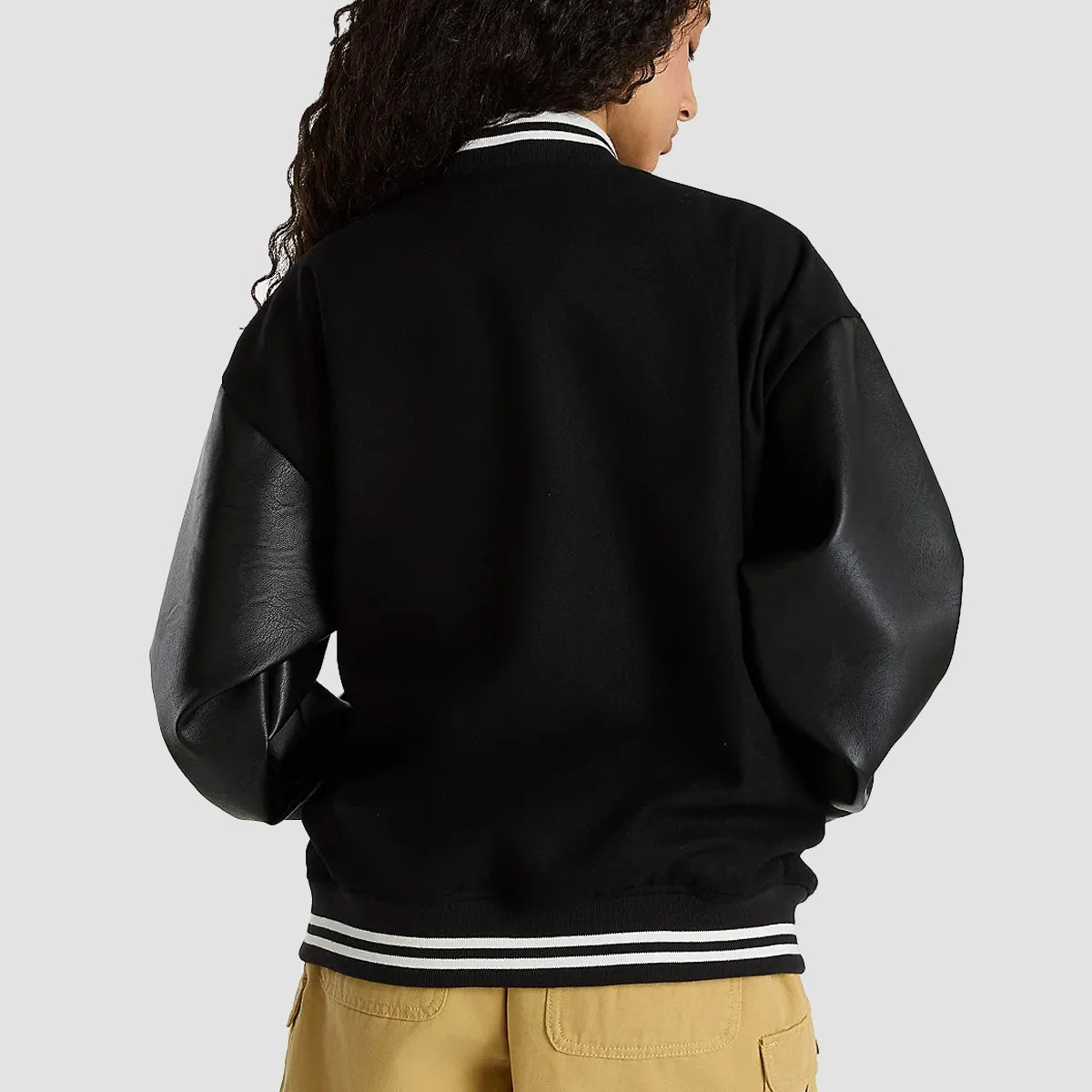 Vans Varsity Club Bomber Jacket Black - Womens